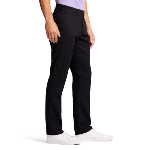 Men's Performance Stretch Straight Fit Flat Front Chino Pant