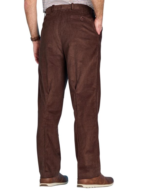 Men's Cotton Corduroy Slacks Stylish & Comfortable Hidden Extra Stretch Corduroy Pants