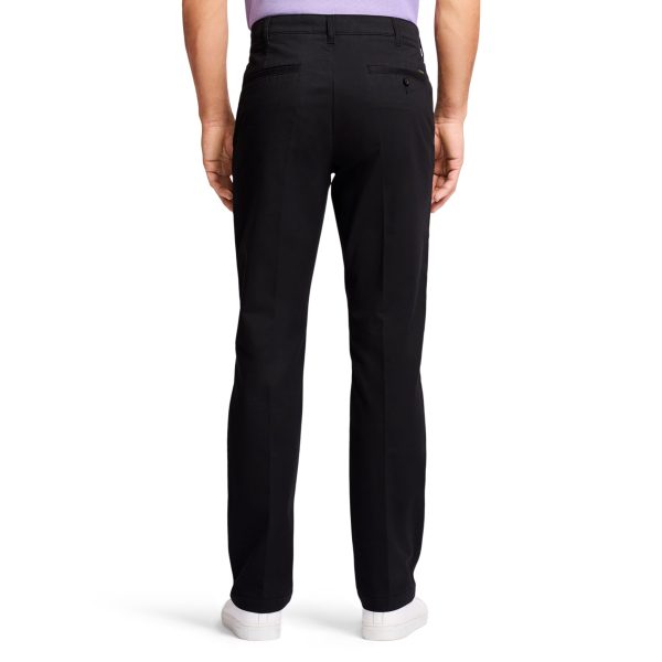 Men's Performance Stretch Straight Fit Flat Front Chino Pant