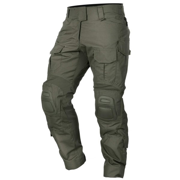 Combat Pants G3 camo Pants with Knee Pads Men Tactical Trousers Multiple Pocket Hook-and-Loop Adjuster