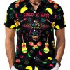 Cinco De Mayo Shirts for Men Mexico Button Down Shirt Hawaiian Tropical Tees Summer Short Sleeve Outfit