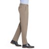 Men's Slim Fit Stretch Flat Front Traveler Pant