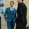 Men’s Slim Fit Suit One Button 3-Piece Blazer Dress Business Wedding Party Jacket Vest & Pant