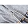 Men's Flannel Hoodie Shirts Casual Button Down Plaid Shirt Jackets for Men Long Sleeve Stylish Hooded with Pocket